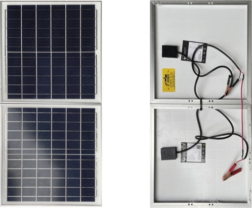 2 Panneaux solaires pour 15 W /12 V