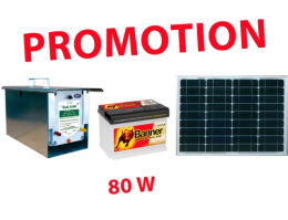 965 - PROMOTION  ! Ensemble solaire 80 W
